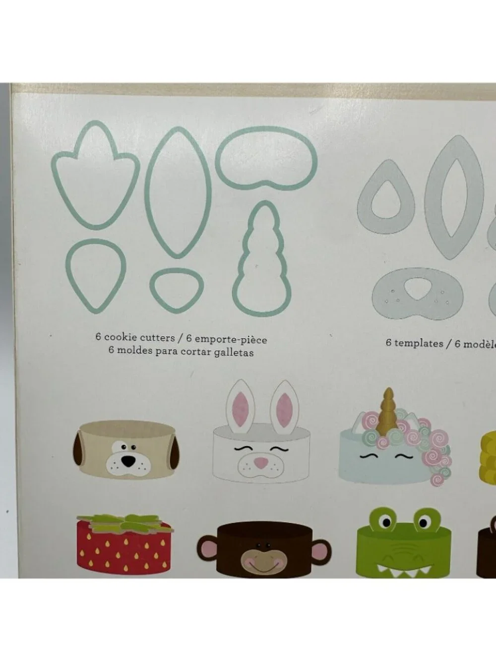 Sweet Sugarbelle Cookie Cutter Set Unicorn Animal Bear Shape American Cake Craft